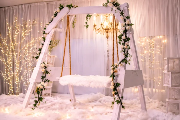 Decorated Swing at Coco's Selfie Space