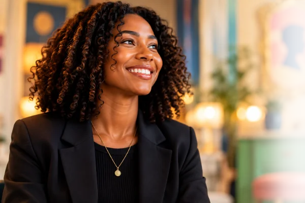 Happy Career Woman
